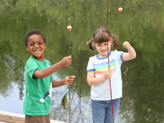 Children Fishing