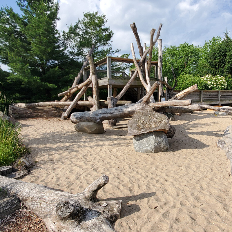Eldean natural play area and overlook