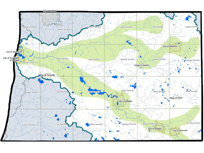 Kalamazoo River Greenway Map