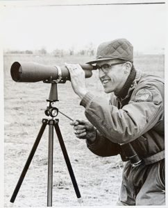 Jim Ponshair, birding, 1971